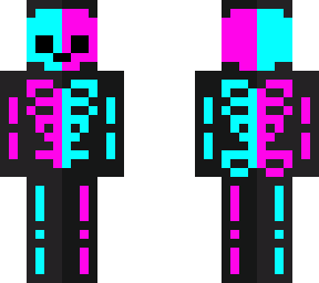 the neon skeleton