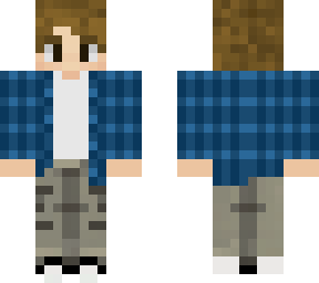 blue flannel guy
