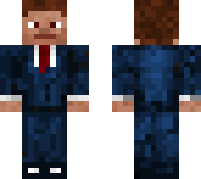 blue suit