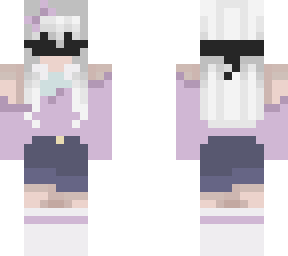 girl with a blindfold on