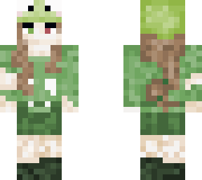 green frog aesthetic girl