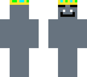 grey guy with a crown