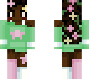 recolor of skin by artyzero with flowers