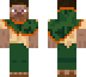 steve with desert villager colors
