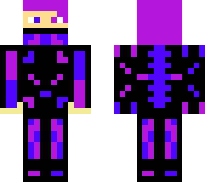 the purple skin