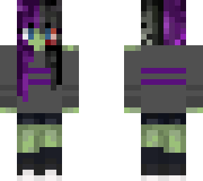 zombie girl grey shirt edit
