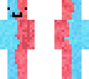blue and red slushie