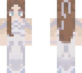 brown hair girl spring