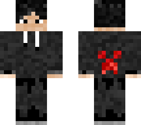 cool void skin with red creeper head