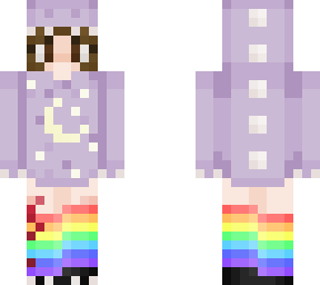 girl with dino hoodie and rainbow socks
