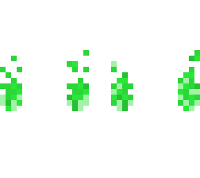 green fire hand template