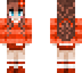 rebecca orange sweater
