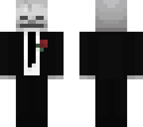 skeleton in suit