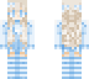 blue girl