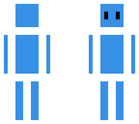 blue white backward