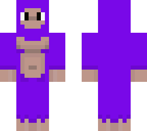 bluey purple monkey