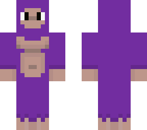 bright purple monkey