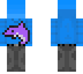 dolphin with pants