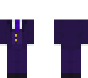 purple suit, slim