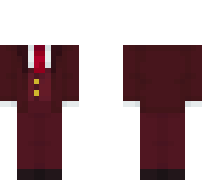 red suit, slim