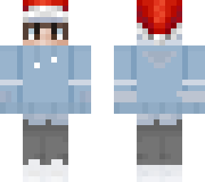 axolotl boy santa version