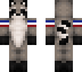bandit the racoon dutch skin
