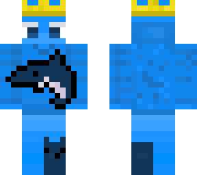 blue cute monster