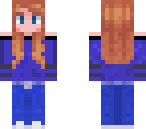 blue girl skin <33