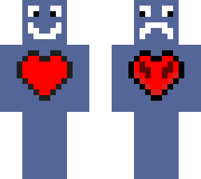 blue minecraft boi