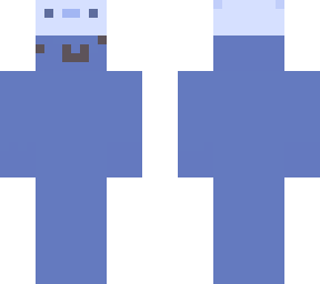 blue with axolotl hat