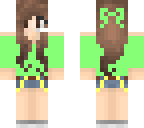 girl in green