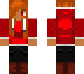 long haired boy {red/fire}