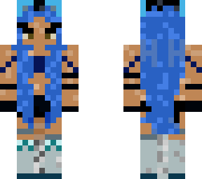 blue girl