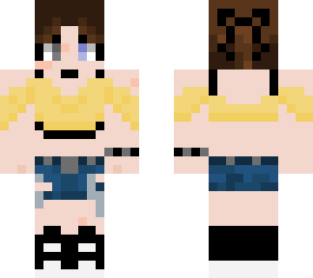 brunet summer girl skin