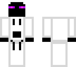 enderman with white clothes
