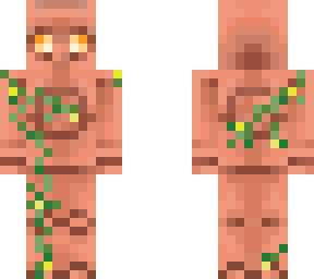 grassy copper golem