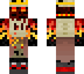 magma slime king with bone armor