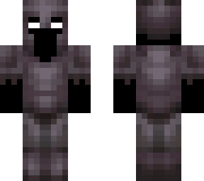 netherite armor with white eyes for faking friends