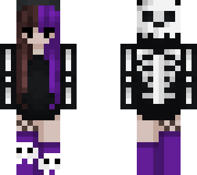 skelly girl purple edit