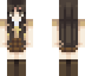 +. brown outfit girl .+