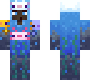baby axolotls skin made by minecraft it's self