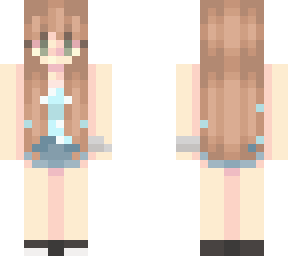 blue summer girl