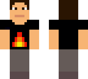 custom fire shirt skin