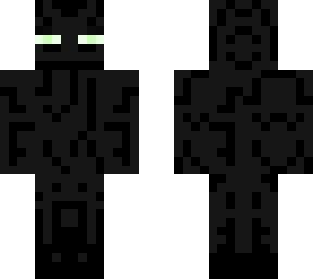enderman, green eyes