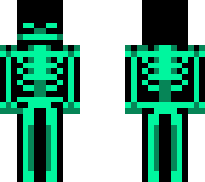 glow-in-the-dark skeleton