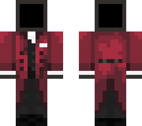 red suit