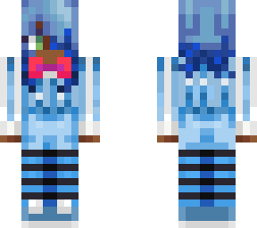 toy bonnie human - template from planetminecraft