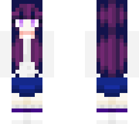 --purple and white--