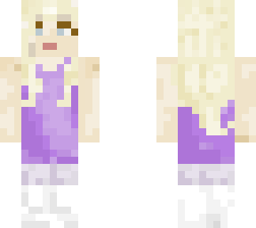 60s girl in purple