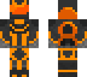 black/orange all-purpose exosuit